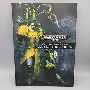 Warhammer 40K 40,000 Psychic Awakening War of the Spider Hardcover Book